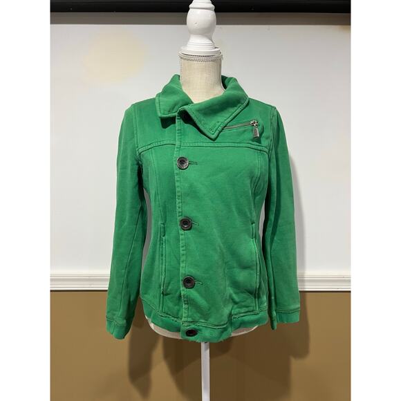 Women's Diesel Green Button-Up Jacket - Picture 1 of 7